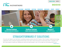 Tablet Screenshot of nicpartnersinc.com